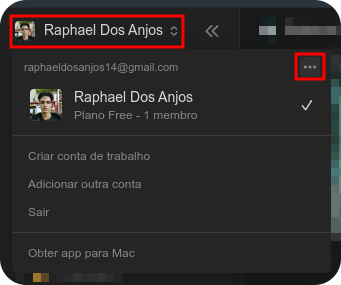 Area de Trabalho Notion